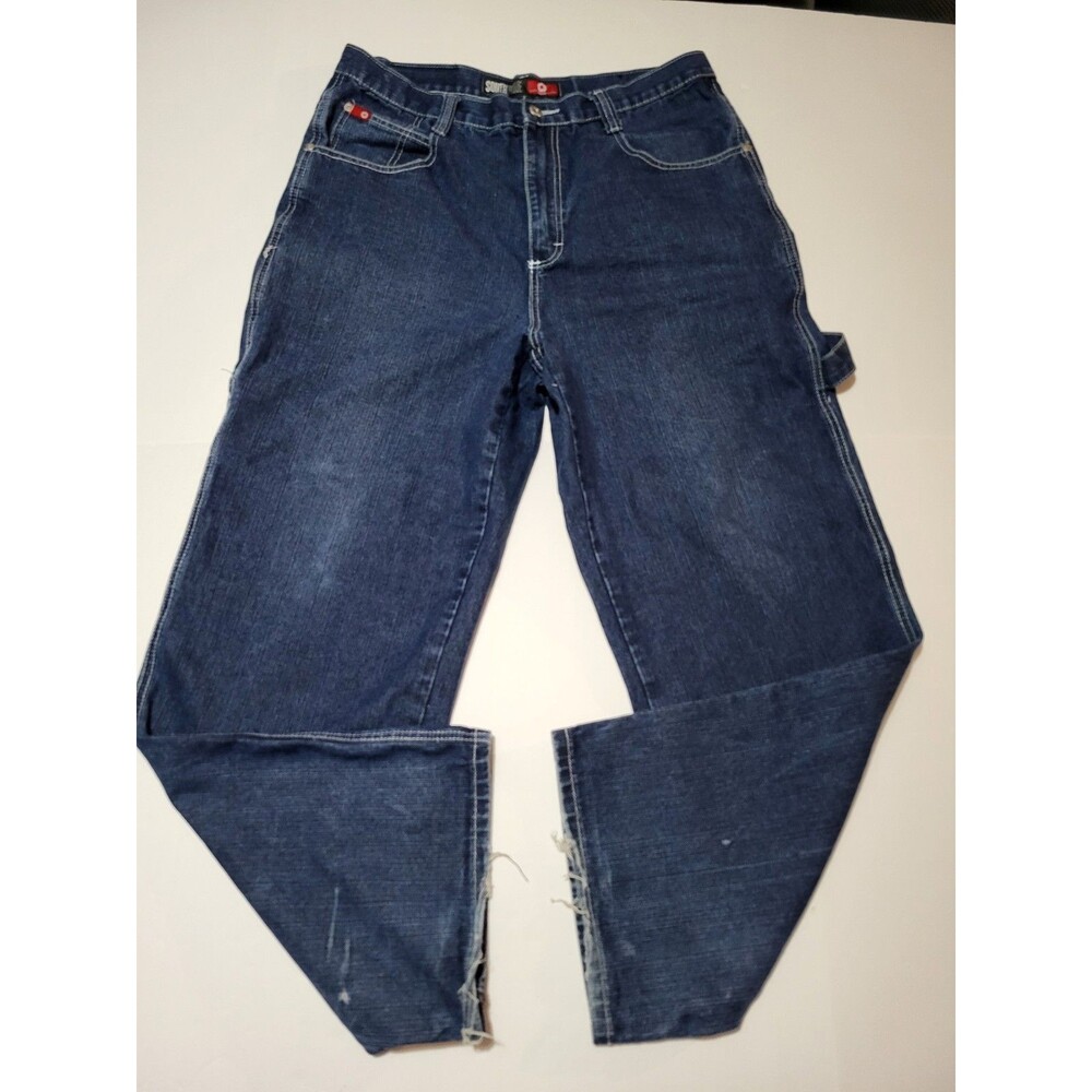 Southpole Cargo Jeans Size Men's 34x34 Blue Southpole Sellout On Back